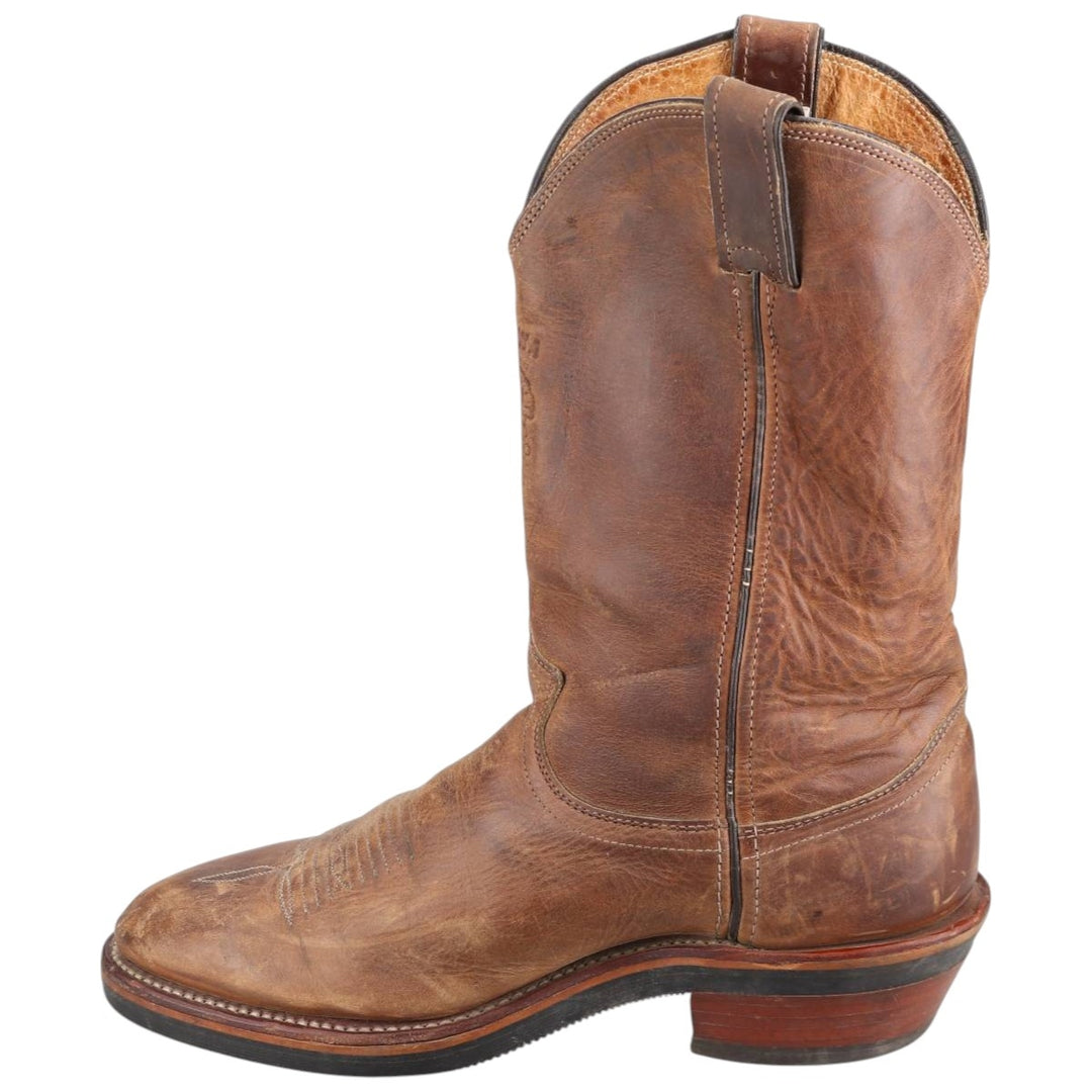 Vintage 1990s Chippewa white tag western boots, USA made, 9D, men's size 10.6" /saa014459 Men's 27.0cm unclear brown type Vintage Second Hand