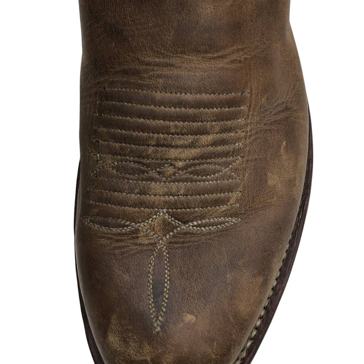 Vintage 1990s Chippewa white tag western boots, USA made, 9D, men's size 10.6" /saa014459 Men's 27.0cm unclear brown type Vintage Second Hand