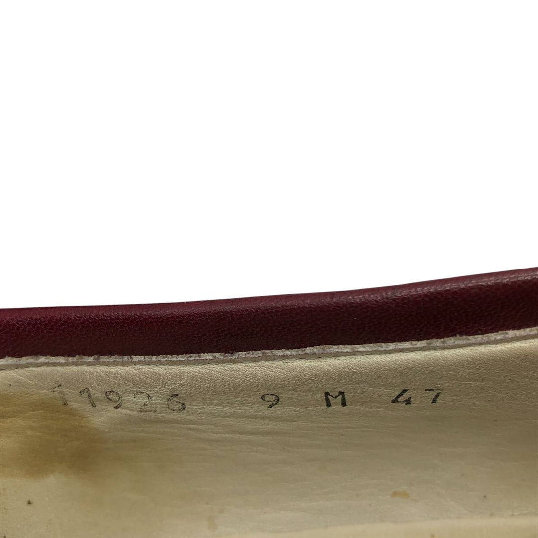 Cole Haan Bragano Quilted Tassel Loafers, Made in Italy, Size 9 Men's 27.0cm unclear burgundy type Vintage Second Hand