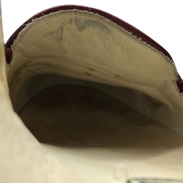 Cole Haan Bragano Quilted Tassel Loafers, Made in Italy, Size 9 Men's 27.0cm unclear burgundy type Vintage Second Hand