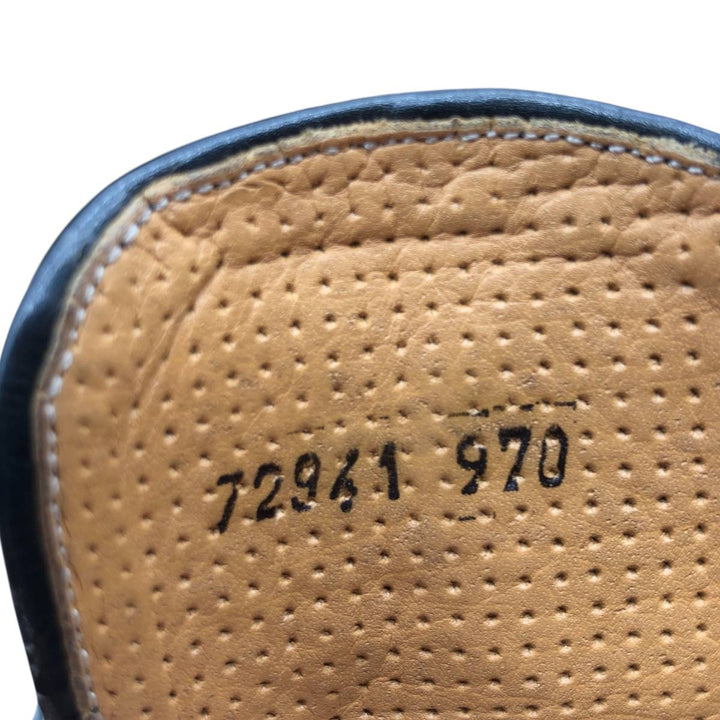 MEZLAN Braided Monk Strap Shoes, Made in Spain, Size 9 Men's 27.0cm unclear black type Vintage Second Hand