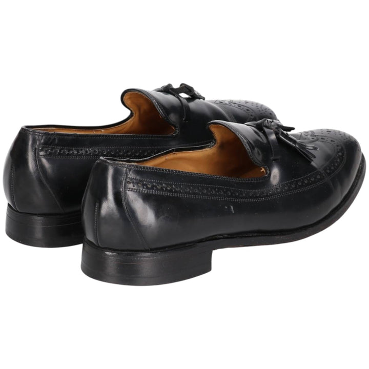 Johnston & Murphy ARISTOCRAFT Tassel Loafers, Made in USA, Size 9 1/2 Men's 27.5cm unclear black type Vintage Second Hand