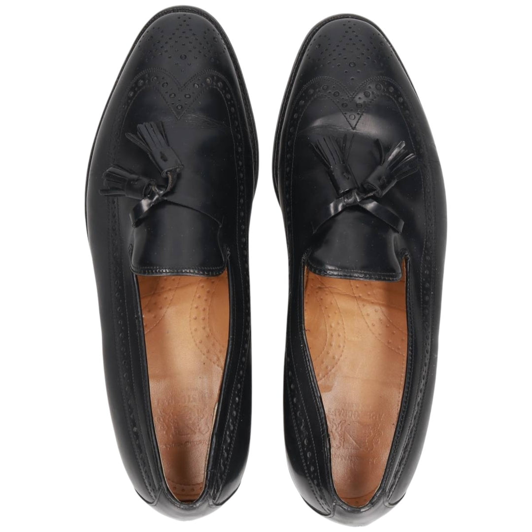 Johnston & Murphy ARISTOCRAFT Tassel Loafers, Made in USA, Size 9 1/2 Men's 27.5cm unclear black type Vintage Second Hand