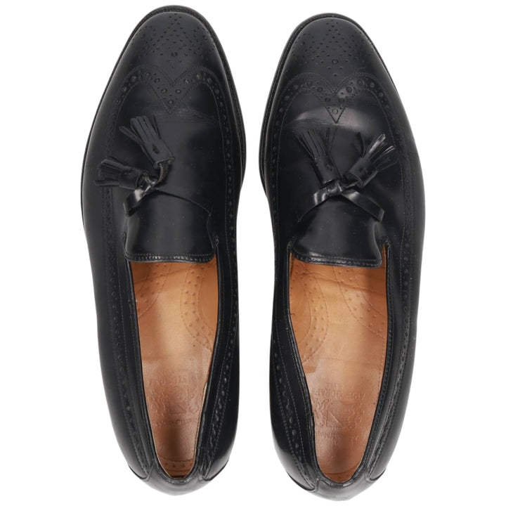 Johnston & Murphy ARISTOCRAFT Tassel Loafers, Made in USA, Size 9 1/2 Men's 27.5cm unclear black type Vintage Second Hand