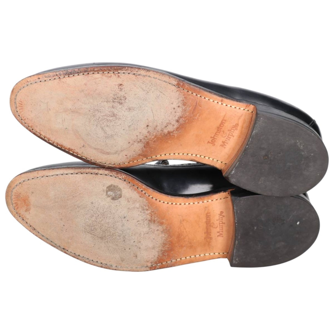 Johnston & Murphy ARISTOCRAFT Tassel Loafers, Made in USA, Size 9 1/2 Men's 27.5cm unclear black type Vintage Second Hand