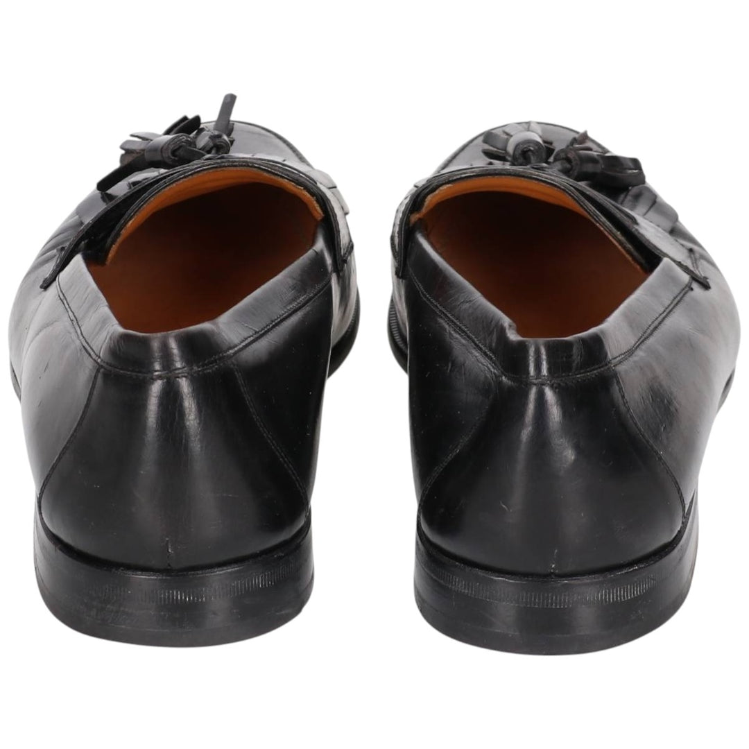 MEZLAN Quilted Tassel Loafers, Made in Spain, Size 10M Men's 28.0cm genuine leather black type Vintage Second Hand