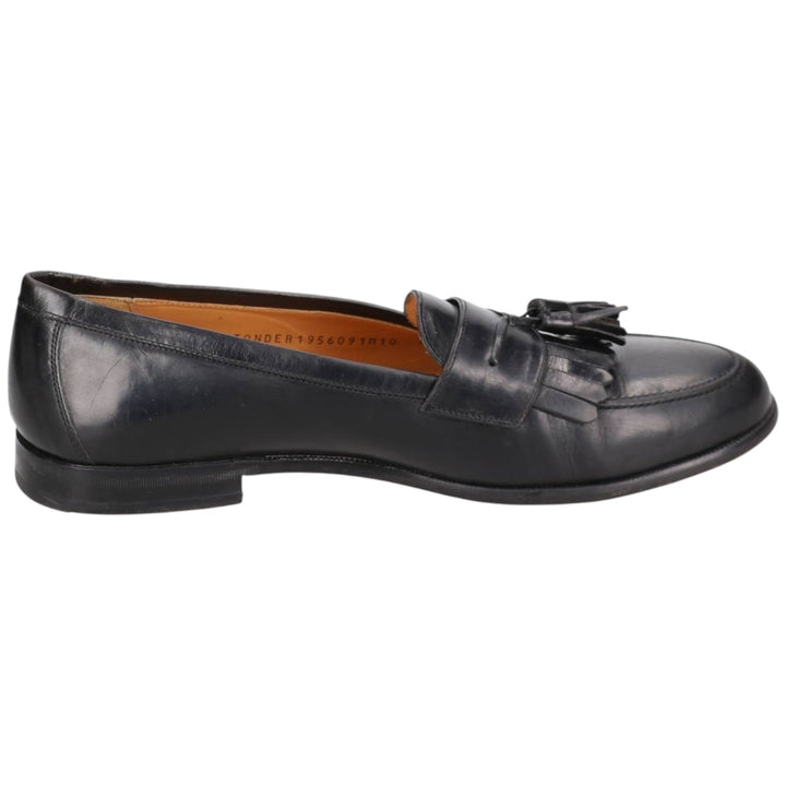 MEZLAN Quilted Tassel Loafers, Made in Spain, Size 10M Men's 28.0cm genuine leather black type Vintage Second Hand