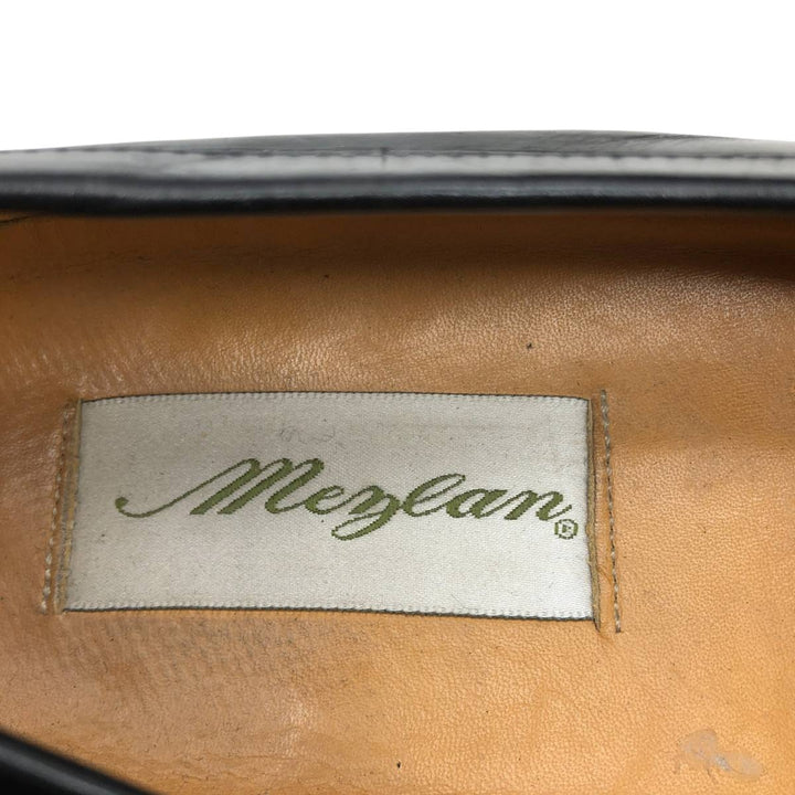 MEZLAN Quilted Tassel Loafers, Made in Spain, Size 10M Men's 28.0cm genuine leather black type Vintage Second Hand