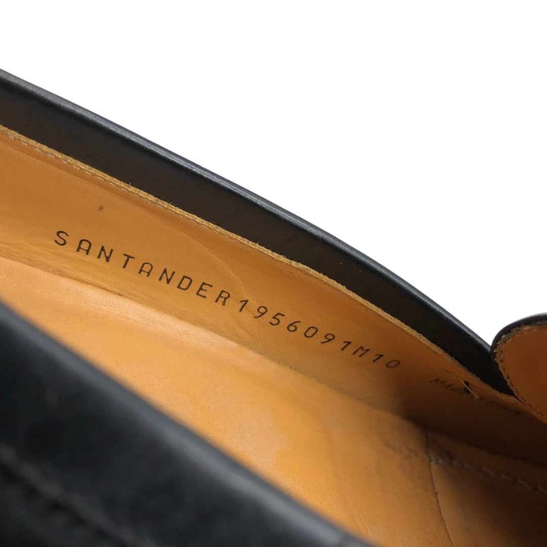 MEZLAN Quilted Tassel Loafers, Made in Spain, Size 10M Men's 28.0cm genuine leather black type Vintage Second Hand