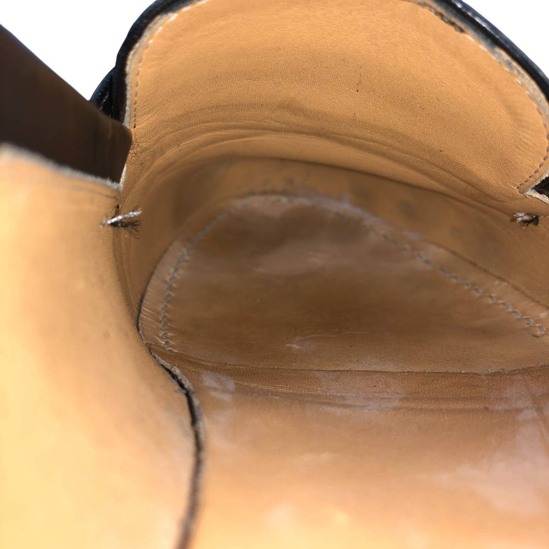 MEZLAN Quilted Tassel Loafers, Made in Spain, Size 10M Men's 28.0cm genuine leather black type Vintage Second Hand