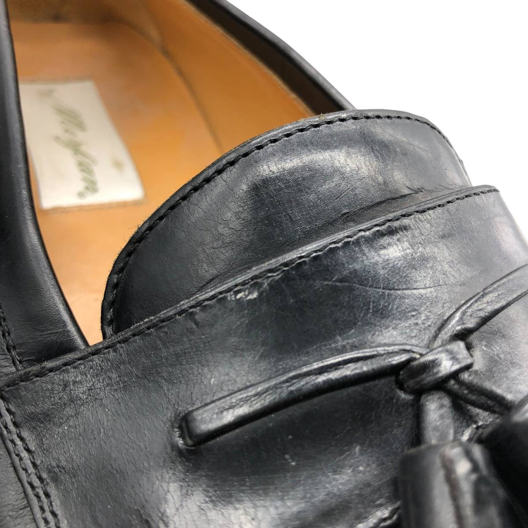 MEZLAN Quilted Tassel Loafers, Made in Spain, Size 10M Men's 28.0cm genuine leather black type Vintage Second Hand