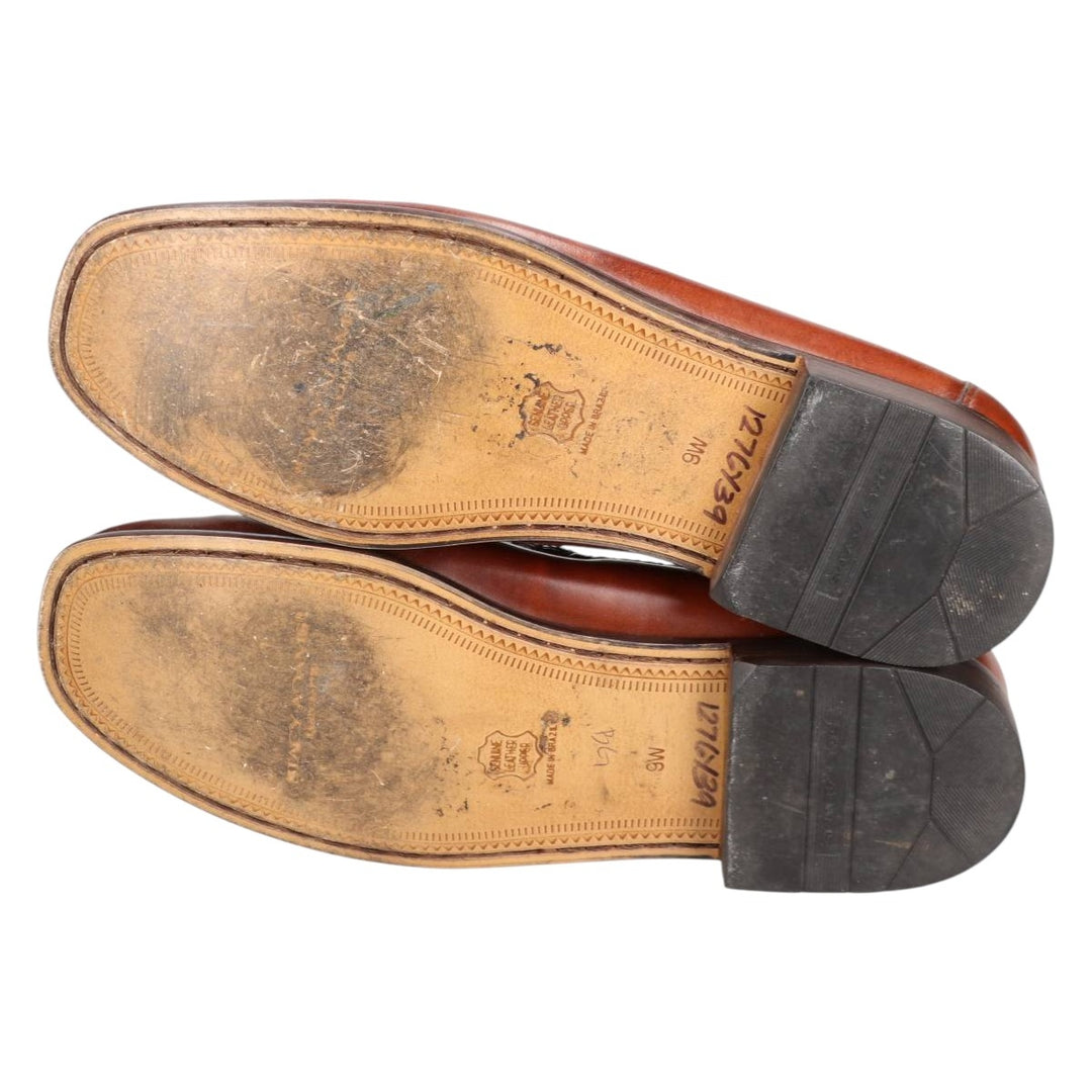 Stacy Adams STACY ADAMS Tassel Loafers 9W Men's 27.0cm genuine leather brown type Vintage Second Hand