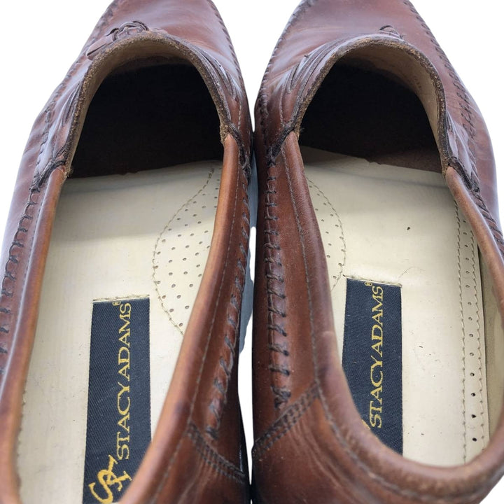 Stacy Adams STACY ADAMS Tassel Loafers 9W Men's 27.0cm genuine leather brown type Vintage Second Hand