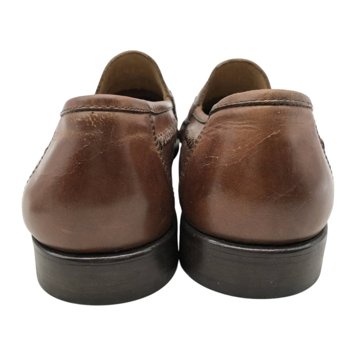 Stacy Adams STACY ADAMS Tassel Loafers 9W Men's 27.0cm genuine leather brown type Vintage Second Hand