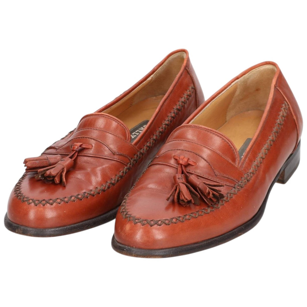 Bally Tassel Loafers, Made in Italy, Size 8 1/2 D Men's 27.0cm genuine leather brown type Vintage Second Hand
