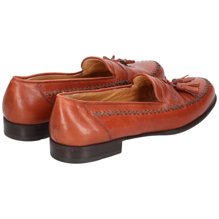 Bally Tassel Loafers, Made in Italy, Size 8 1/2 D Men's 27.0cm genuine leather brown type Vintage Second Hand