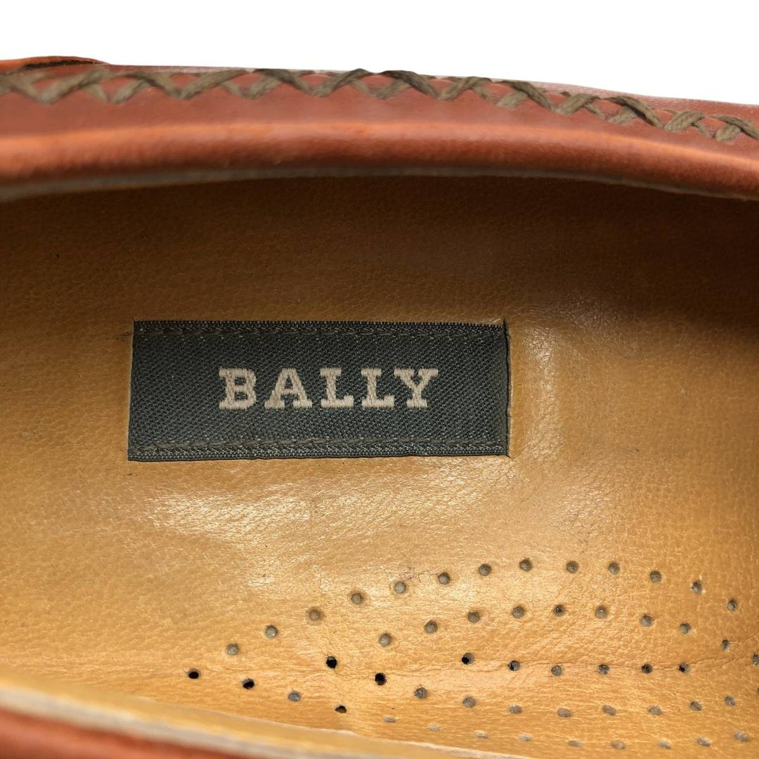 Bally Tassel Loafers, Made in Italy, Size 8 1/2 D Men's 27.0cm genuine leather brown type Vintage Second Hand