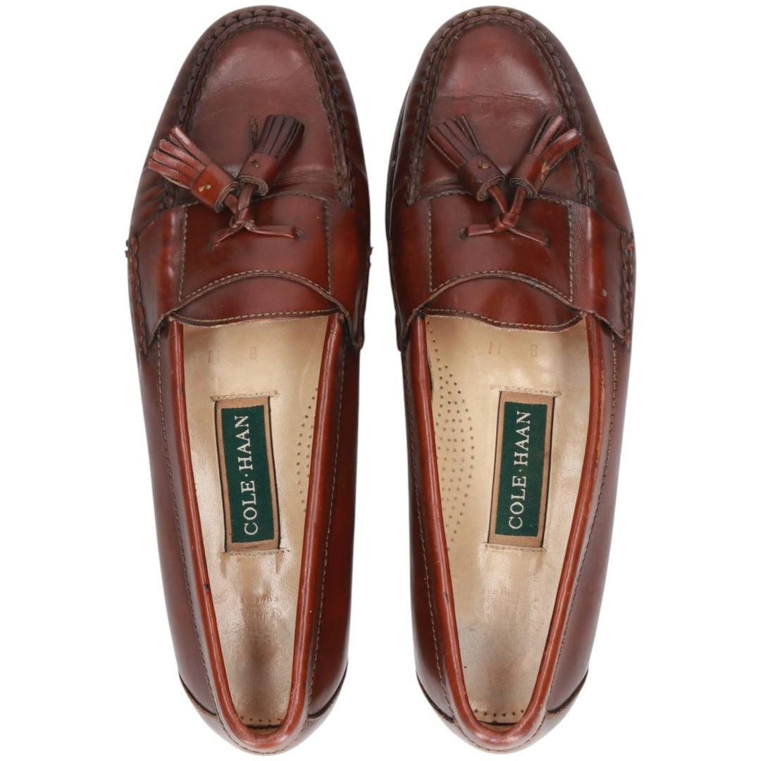 Cole Haan Tassel Loafers 11B Men's 29.0cm genuine leather brown type Vintage Second Hand