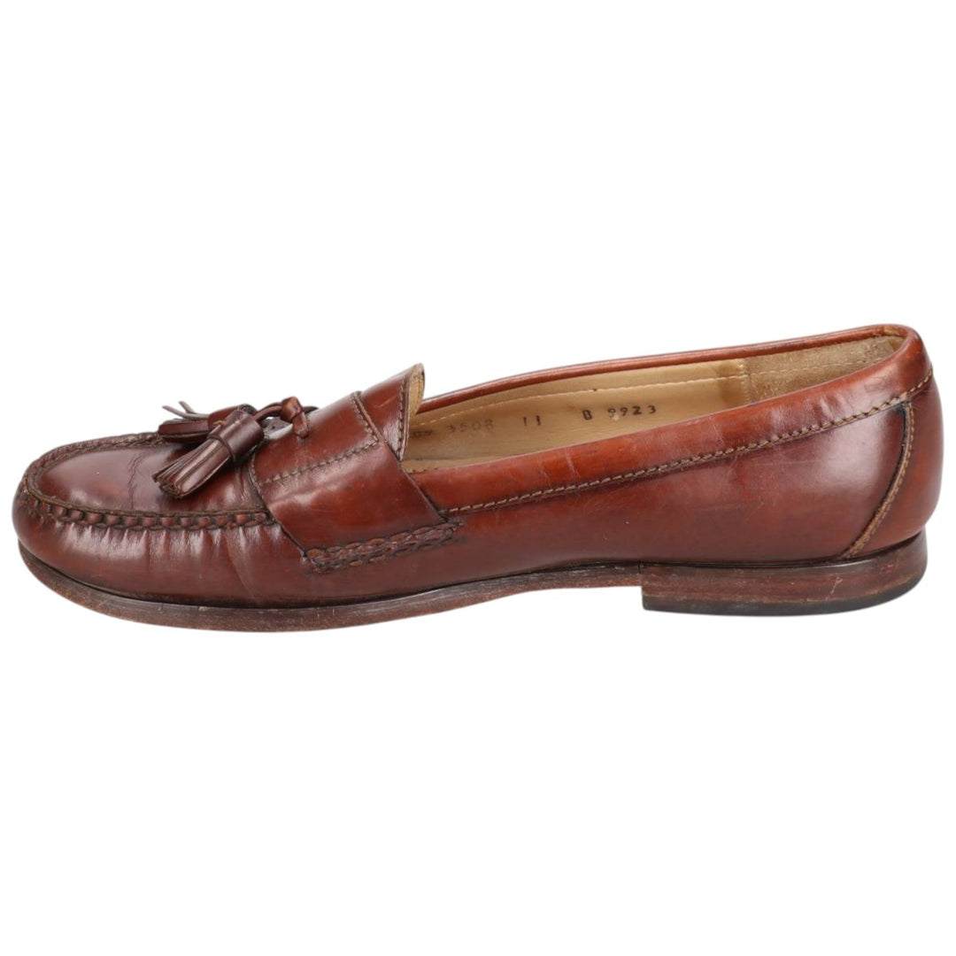 Cole Haan Tassel Loafers 11B Men's 29.0cm genuine leather brown type Vintage Second Hand