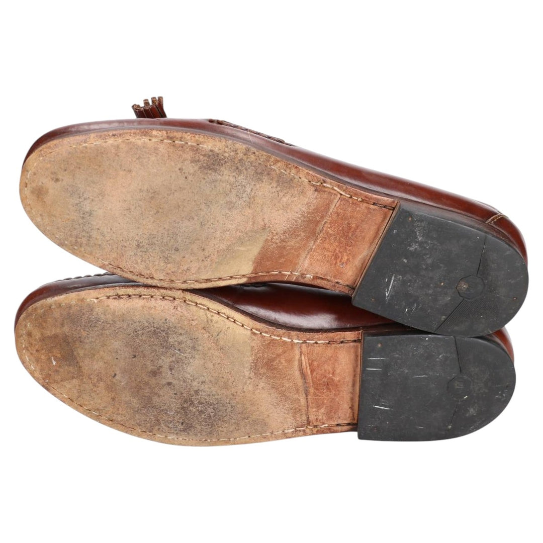 Cole Haan Tassel Loafers 11B Men's 29.0cm genuine leather brown type Vintage Second Hand