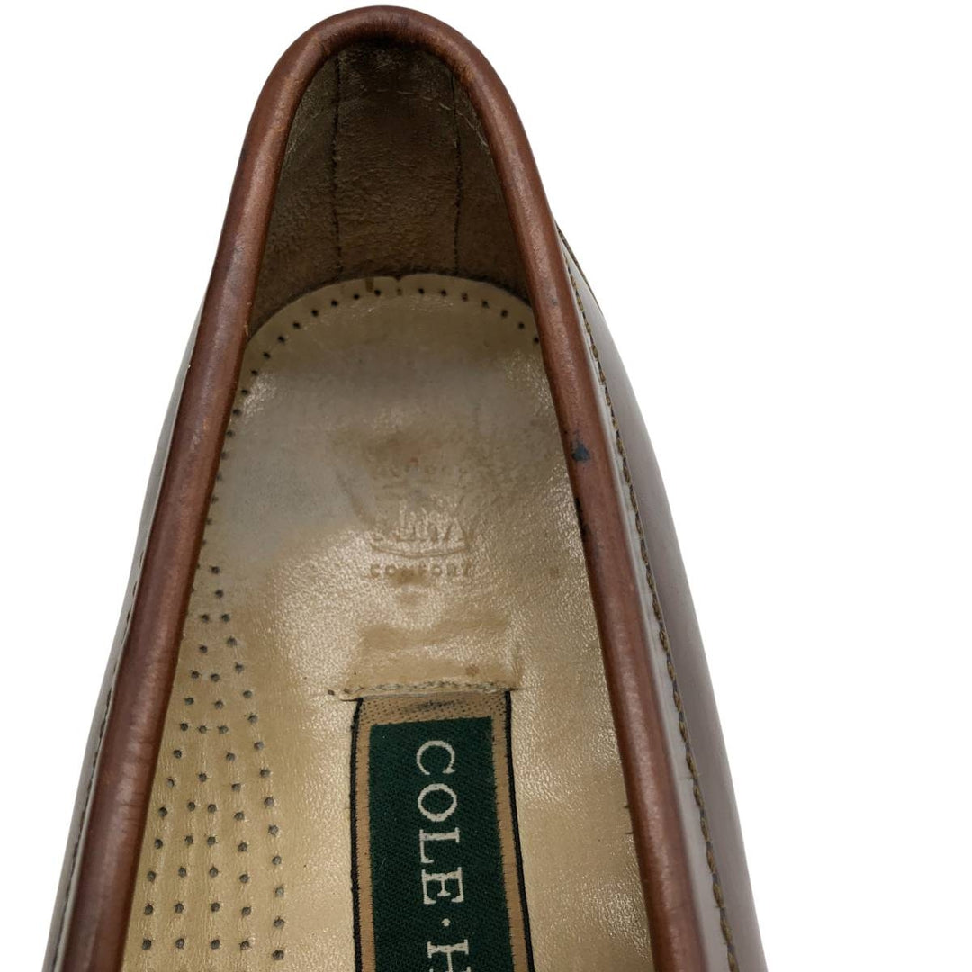 Cole Haan Tassel Loafers 11B Men's 29.0cm genuine leather brown type Vintage Second Hand