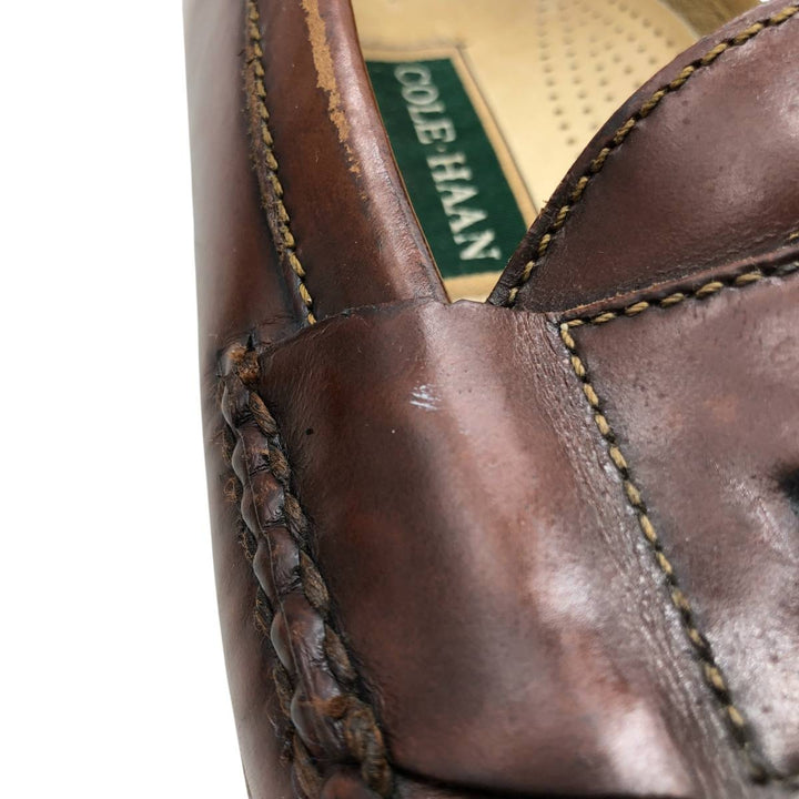 Cole Haan Tassel Loafers 11B Men's 29.0cm genuine leather brown type Vintage Second Hand