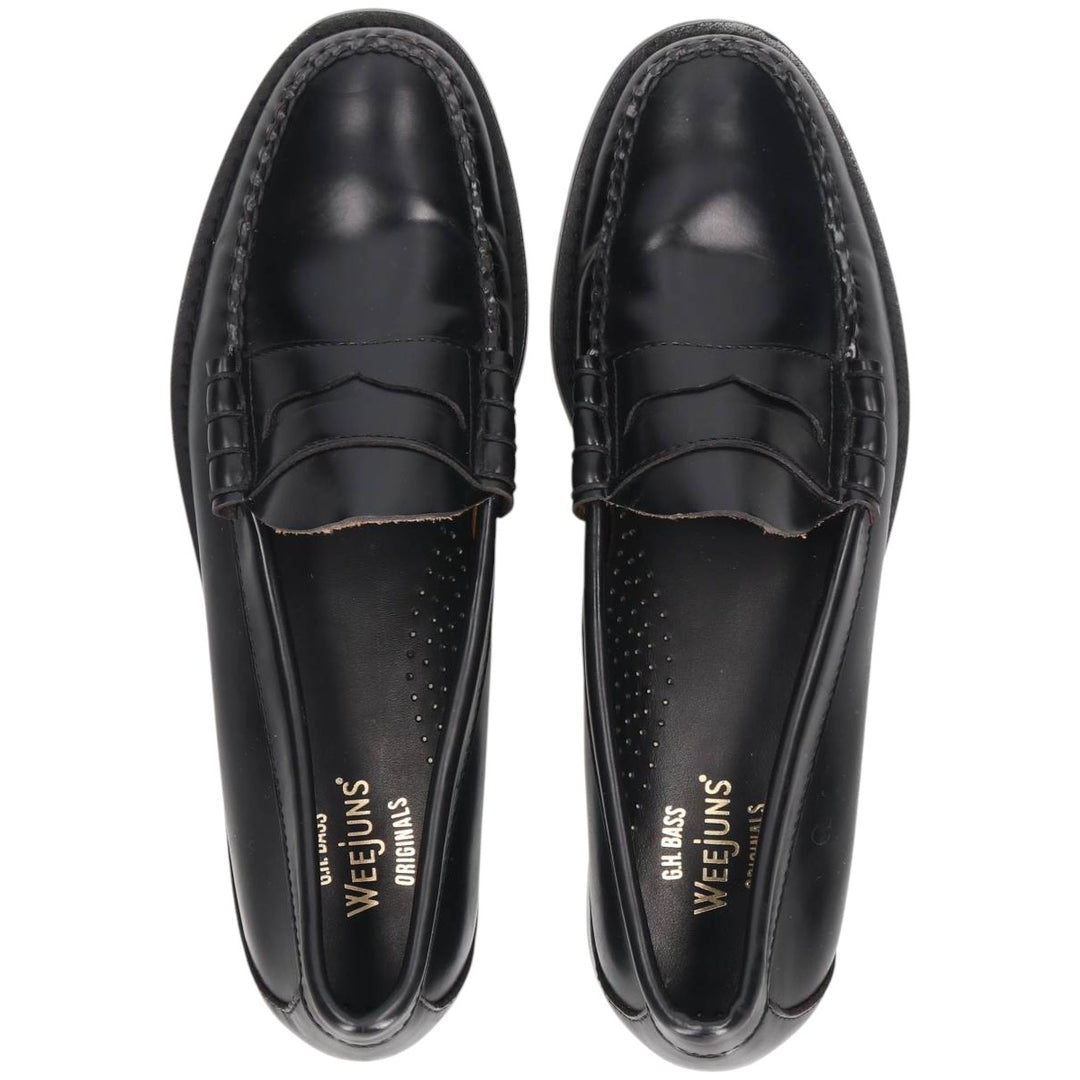 GHBass WEEJUNS coin loafers 10D Men's 28.0cm genuine leather black type Vintage Second Hand