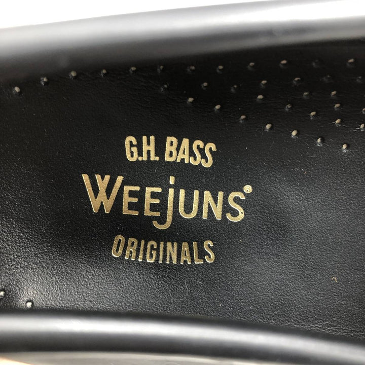 GHBass WEEJUNS coin loafers 10D Men's 28.0cm genuine leather black type Vintage Second Hand