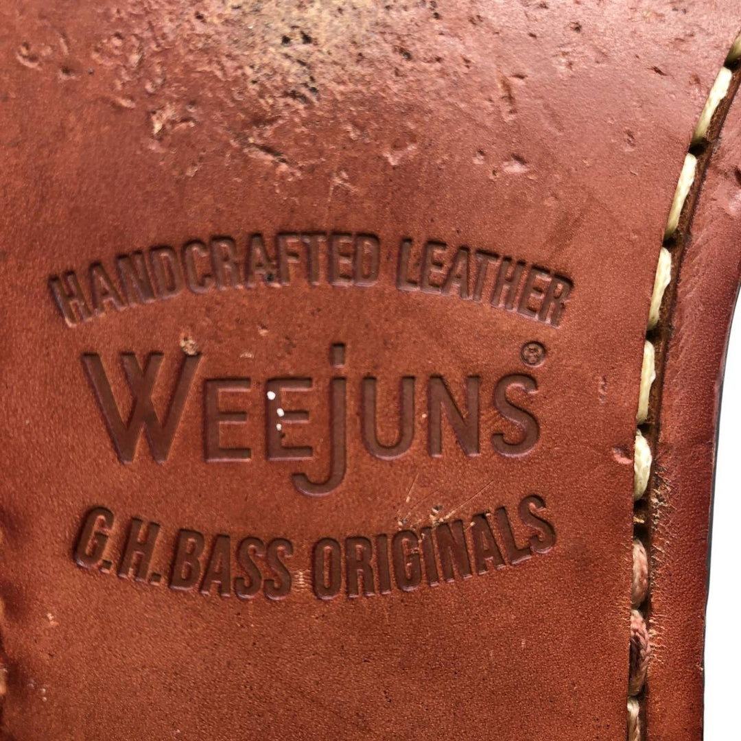 GHBass WEEJUNS coin loafers 10D Men's 28.0cm genuine leather black type Vintage Second Hand