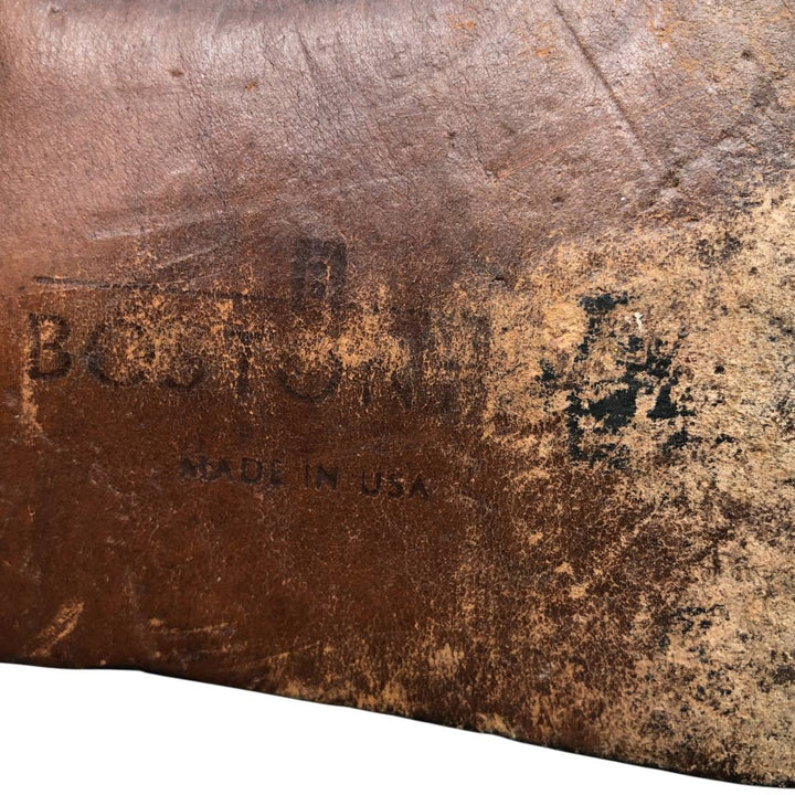 Bostonian Quilted Wingtip Tassel Loafers, Made in USA, Size 8 1/2M, Men's, 10.4" (equivalent) /saa014486 Men's 26.5cm genuine leather black type Vintage Second Hand