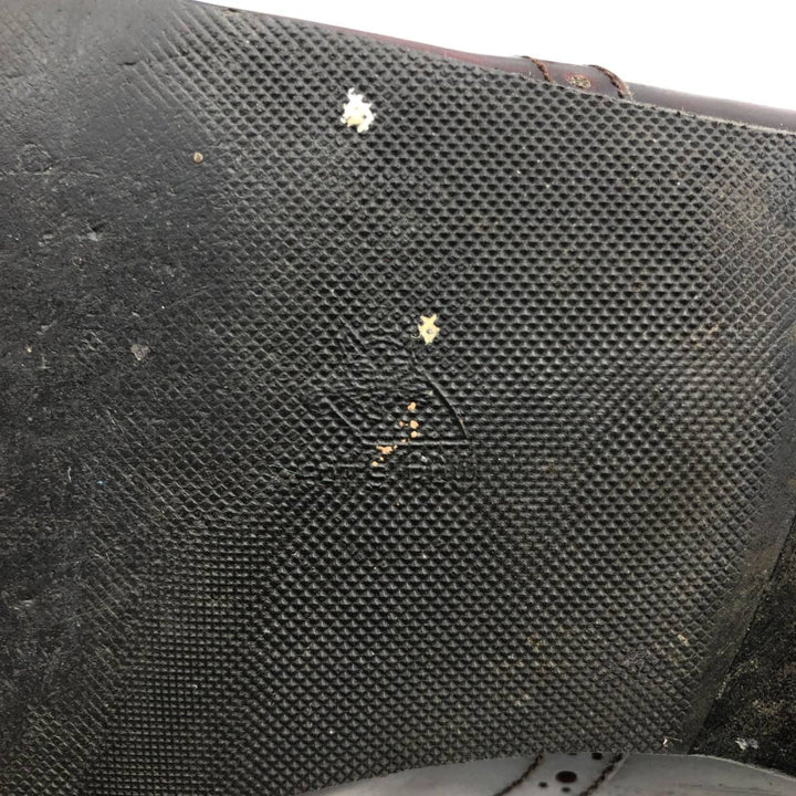 Salvatore Ferragamo Quilted Wingtip Tassel Loafers, Made in Italy, 10D, Men's Size 11" (saa014487) Men's 28.0cm genuine leather burgundy type Vintage Second Hand