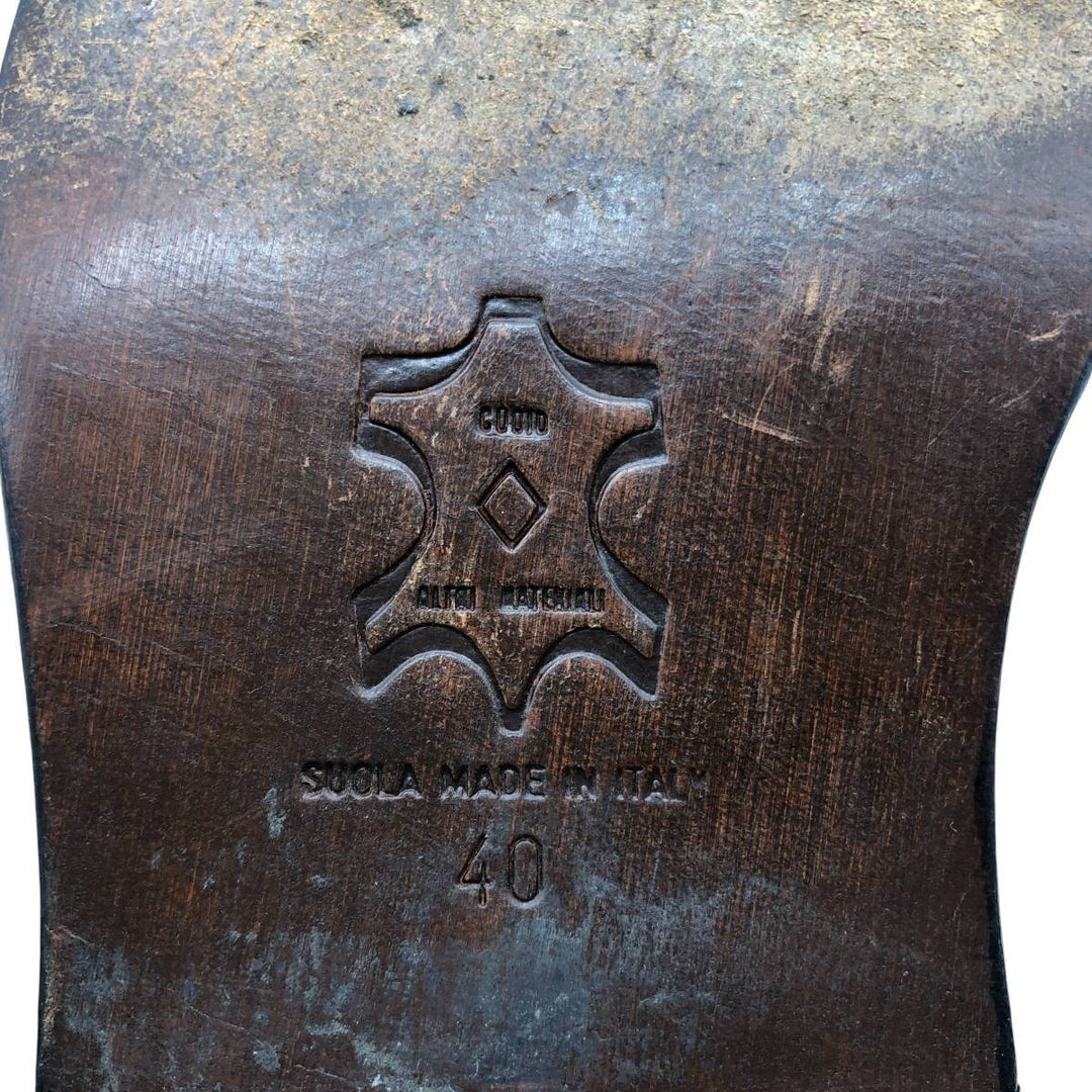 ROMA Square Toe Penny Loafers, Made in Italy, Size 40, Men's 9.8" (equivalent) /saa014489 Men's 25.0cm genuine leather brown type Vintage Second Hand