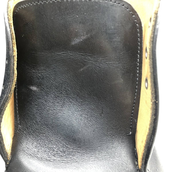 Paul Smith U-Tip Chukka Boots, Made in England, Size 8, Men's, Size 10.6" (saa014492) Men's 27.0cm genuine leather black type Vintage Second Hand