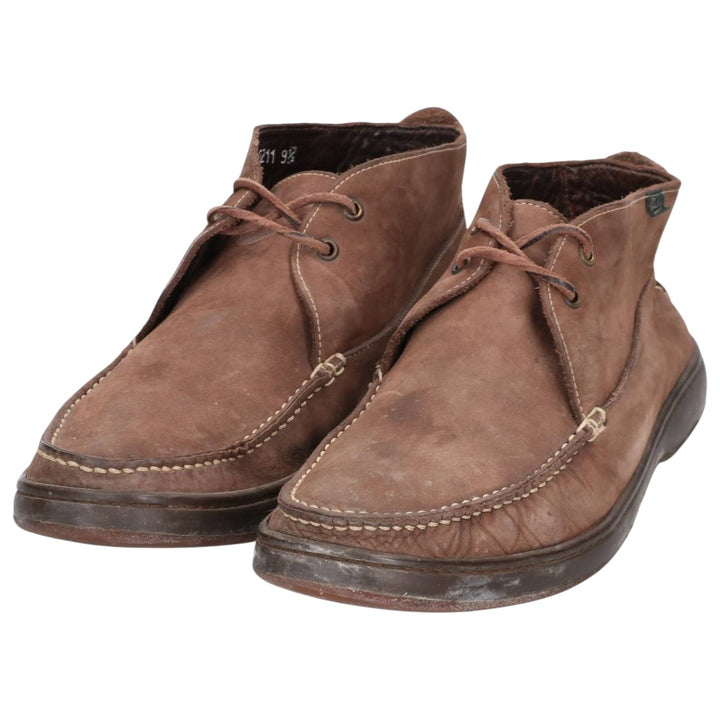 Paraboot Moccasin Boots 9 1/2 Men's 28.0cm Nubuck leather brown type Vintage Second Hand