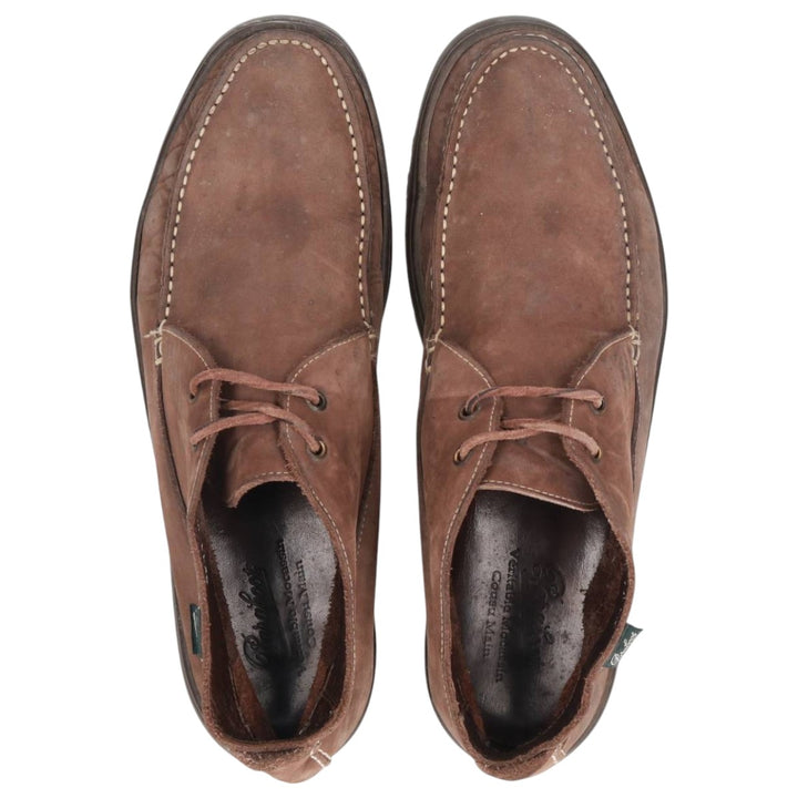 Paraboot Moccasin Boots 9 1/2 Men's 28.0cm Nubuck leather brown type Vintage Second Hand