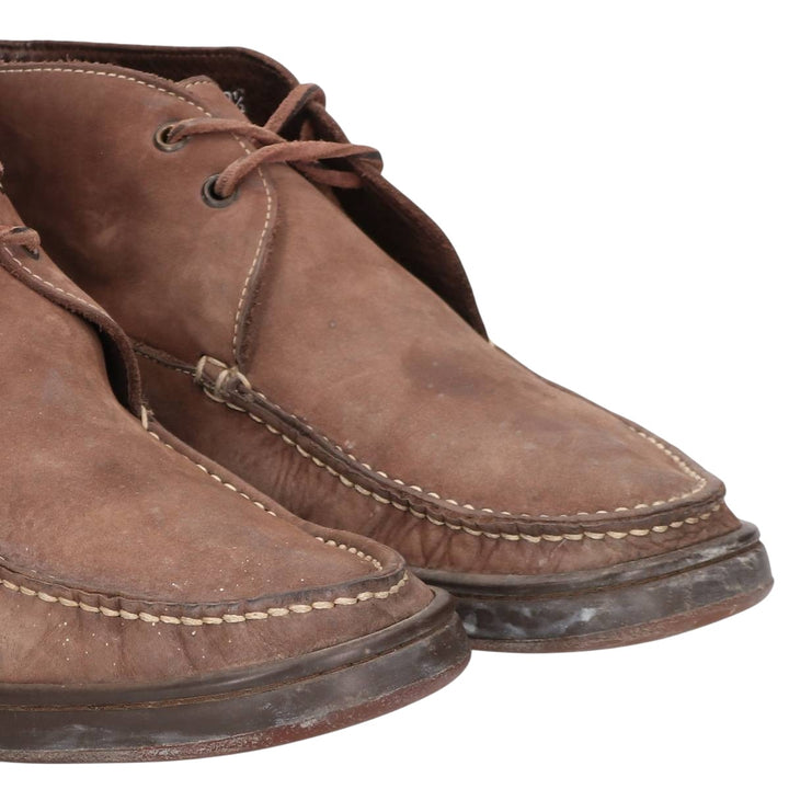 Paraboot Moccasin Boots 9 1/2 Men's 28.0cm Nubuck leather brown type Vintage Second Hand
