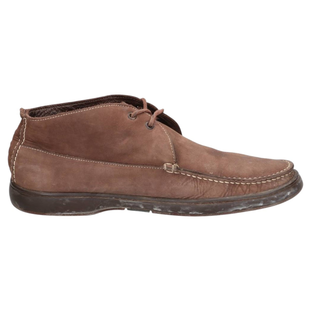 Paraboot Moccasin Boots 9 1/2 Men's 28.0cm Nubuck leather brown type Vintage Second Hand
