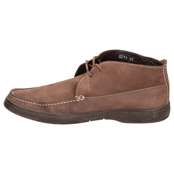 Paraboot Moccasin Boots 9 1/2 Men's 28.0cm Nubuck leather brown type Vintage Second Hand