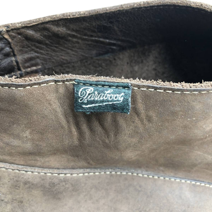Paraboot Moccasin Boots 9 1/2 Men's 28.0cm Nubuck leather brown type Vintage Second Hand