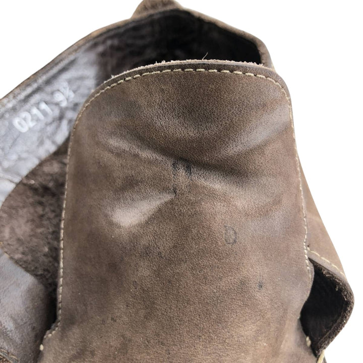 Paraboot Moccasin Boots 9 1/2 Men's 28.0cm Nubuck leather brown type Vintage Second Hand