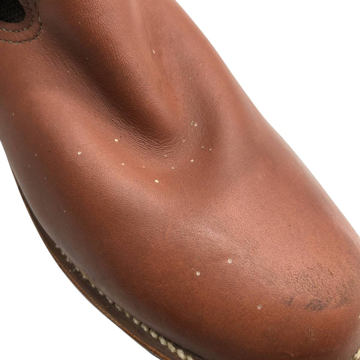 2000s Chippewa Cutter 17 Snake Boot, USA-Made, Size 9 1/2M Men's 27.5cm genuine leather brown type Vintage Second Hand