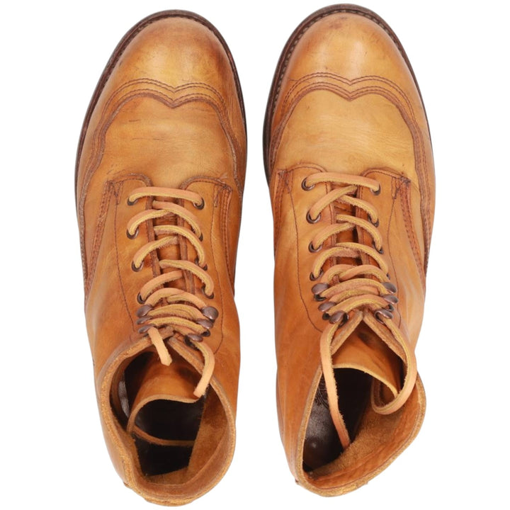 Wolverine 1000 Mile Wingtip Work Boots Men's 26.0cm unclear Beige type Vintage Second Hand