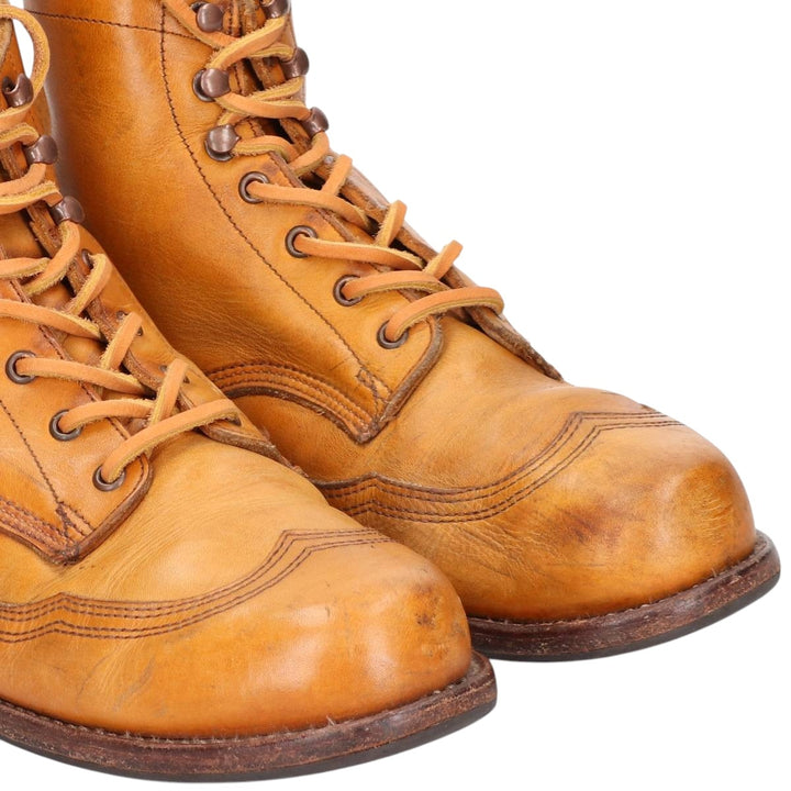 Wolverine 1000 Mile Wingtip Work Boots Men's 26.0cm unclear Beige type Vintage Second Hand