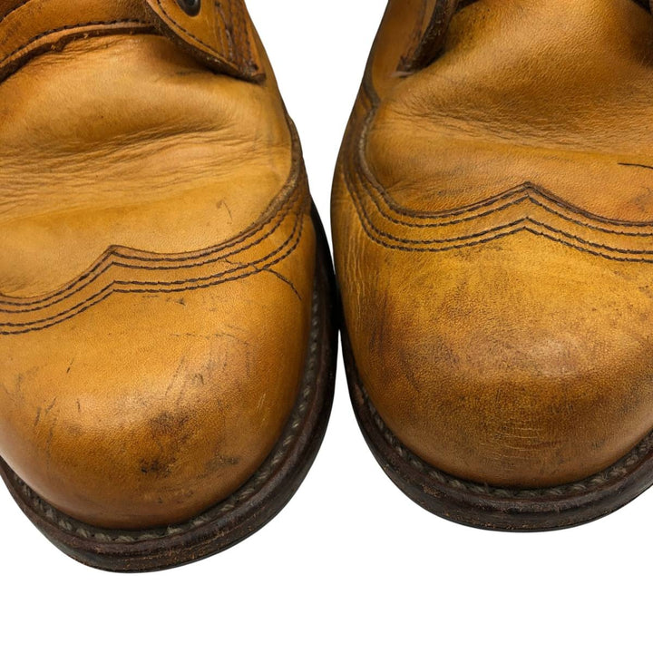 Wolverine 1000 Mile Wingtip Work Boots Men's 26.0cm unclear Beige type Vintage Second Hand