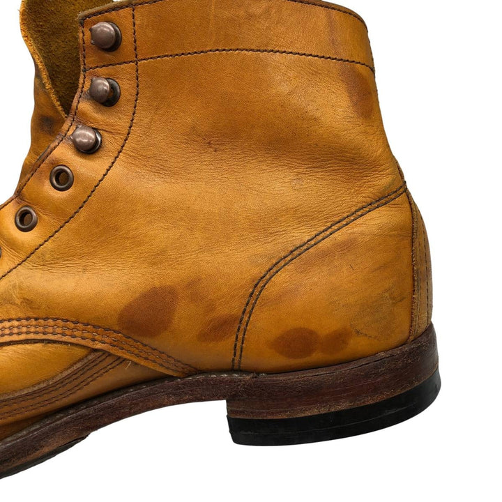 Wolverine 1000 Mile Wingtip Work Boots Men's 26.0cm unclear Beige type Vintage Second Hand