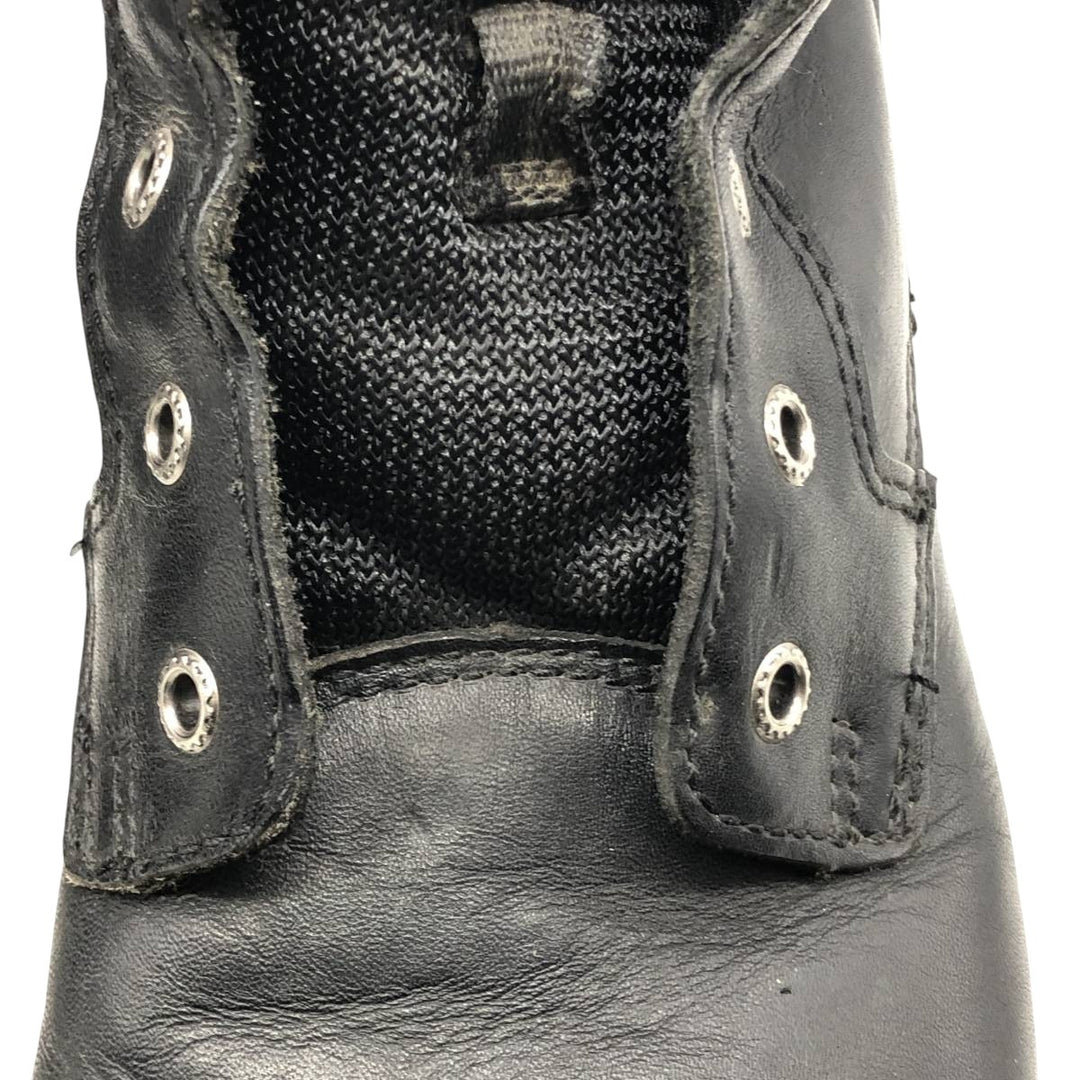 Harley-Davidson Steel Toe Side Zip Boots Men's 26.5cm genuine leather black type Vintage Second Hand