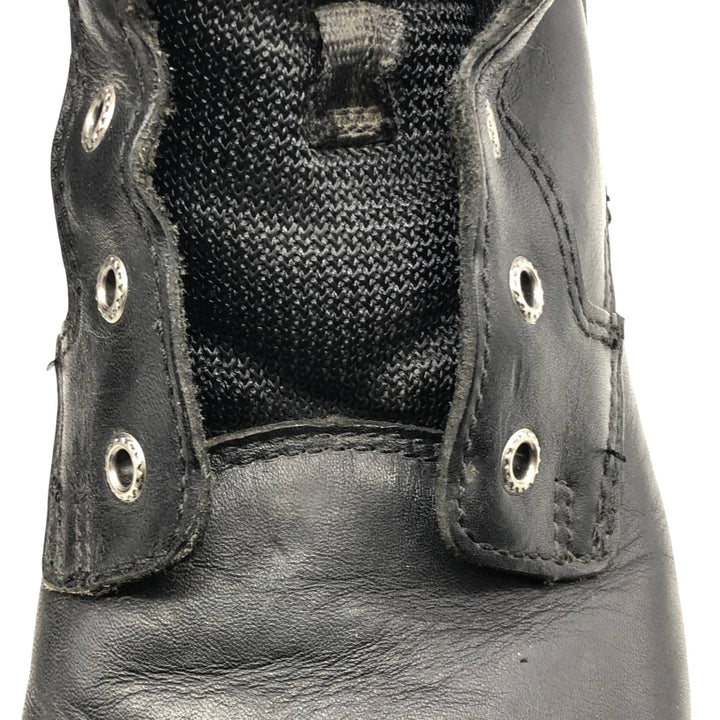 Harley-Davidson Steel Toe Side Zip Boots Men's 26.5cm genuine leather black type Vintage Second Hand