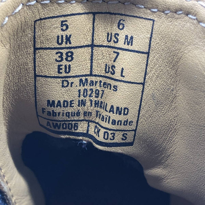 Dr. Martens 10297 CHELSEA Chelsea Boots, Side Gore, UK Size 5 Women's 24.0cm genuine leather black type Vintage Second Hand