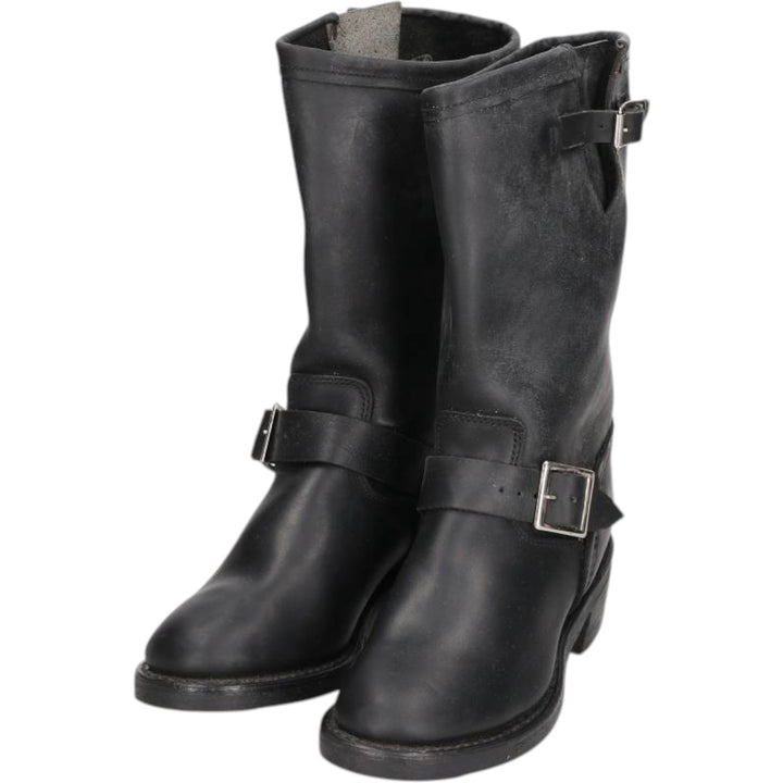 Durango Engineer Boots 7M Men's 25.0cm genuine leather black type Vintage Second Hand