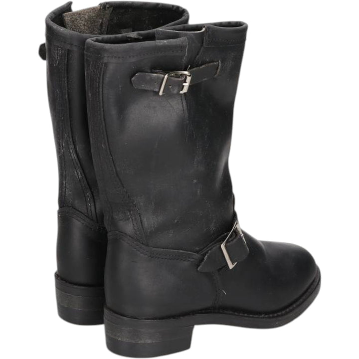 Durango Engineer Boots 7M Men's 25.0cm genuine leather black type Vintage Second Hand